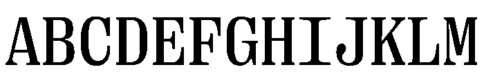PPRightSerifMono Medium Instance Font UPPERCASE