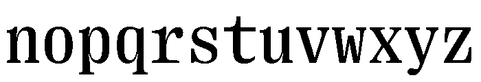 PPRightSerifMono Medium Instance Font LOWERCASE