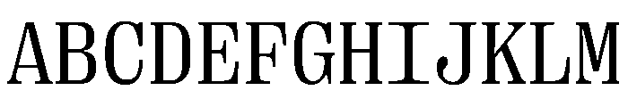 PPRightSerifMono Regular Instance Font UPPERCASE