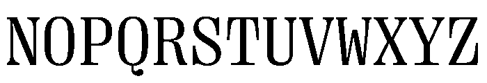 PPRightSerifMono Regular Font UPPERCASE