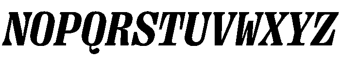PPRightSerifMonoItalic Dark Instance Font UPPERCASE