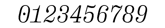 PPRightSerifMonoItalic Light Instance Font OTHER CHARS