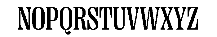 PPRightSerifNarrow Medium Instance Font UPPERCASE