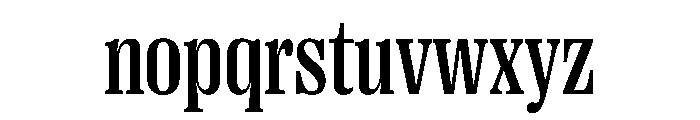 PPRightSerifNarrow Medium Instance Font LOWERCASE