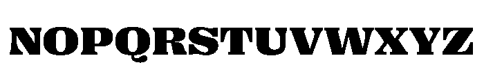 PPRightSerifSpatial Black Instance Font UPPERCASE