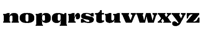 PPRightSerifSpatial Black Instance Font LOWERCASE