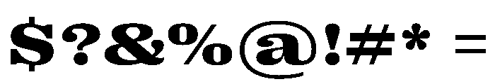 PPRightSerifSpatial Dark Instance Font OTHER CHARS