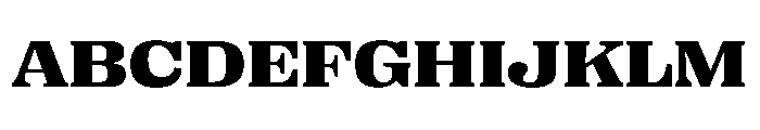 PPRightSerifSpatial Dark Instance Font UPPERCASE