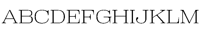 PPRightSerifSpatial Fine Instance Font UPPERCASE