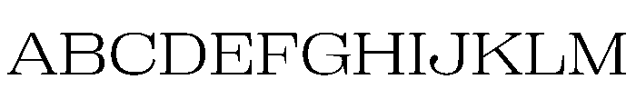 PPRightSerifSpatial Light Instance Font UPPERCASE