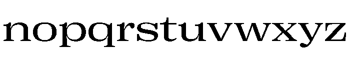PPRightSerifSpatial Regular Instance Font LOWERCASE