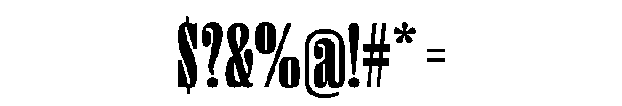 PPRightSerifTall Black Instance Font OTHER CHARS