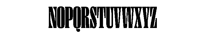 PPRightSerifTall Black Instance Font UPPERCASE