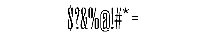 PPRightSerifTall Light Instance Font OTHER CHARS