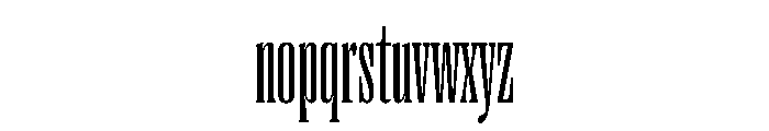 PPRightSerifTall Light Instance Font LOWERCASE