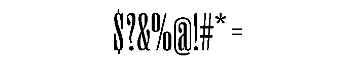 PPRightSerifTall Regular Instance Font OTHER CHARS