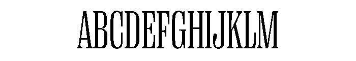 PPRightSerifTight Light Instance Font UPPERCASE