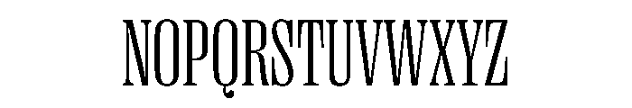 PPRightSerifTight Light Instance Font UPPERCASE