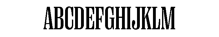 PPRightSerifTight Medium Instance Font UPPERCASE