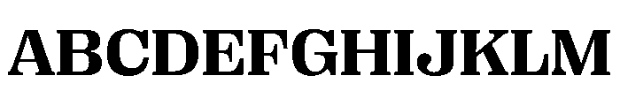 PPRightSerifWide Bold Instance Font UPPERCASE