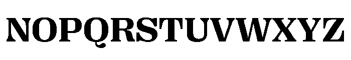 PPRightSerifWide Bold Instance Font UPPERCASE