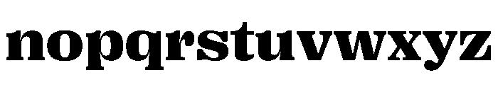 PPRightSerifWide Dark Instance Font LOWERCASE