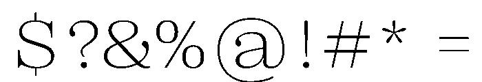 PPRightSerifWide Fine Instance Font OTHER CHARS