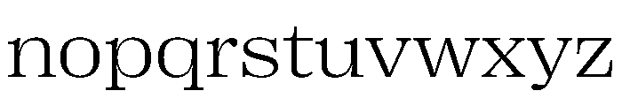 PPRightSerifWide Light Instance Font LOWERCASE