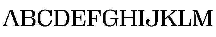 PPRightSerifWide Regular Instance Font UPPERCASE