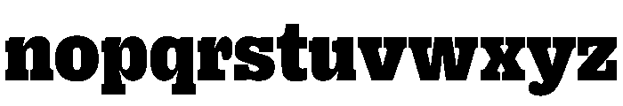 PPRightSlab Black Instance Font LOWERCASE