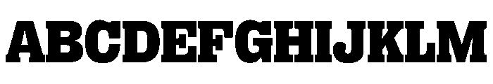 PPRightSlab Black Font UPPERCASE