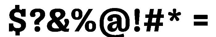 PPRightSlab Bold Instance Font OTHER CHARS