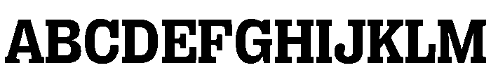 PPRightSlab Bold Instance Font UPPERCASE