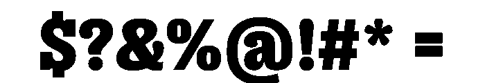 PPRightSlab CompactBlack Instance Font OTHER CHARS