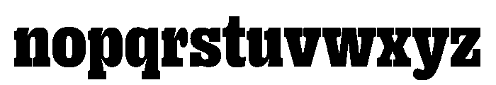 PPRightSlab CompactBlack Instance Font LOWERCASE