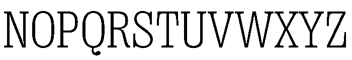 PPRightSlab CompactFine Instance Font UPPERCASE