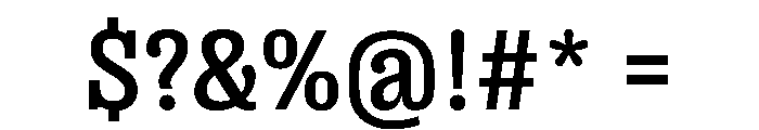 PPRightSlab CompactMedium Instance Font OTHER CHARS