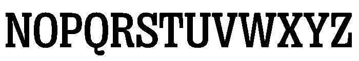 PPRightSlab CompactMedium Instance Font UPPERCASE