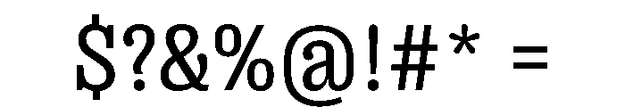 PPRightSlab CompactRegular Instance Font OTHER CHARS
