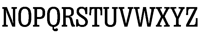 PPRightSlab CompactRegular Instance Font UPPERCASE