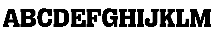 PPRightSlab Dark Instance Font UPPERCASE