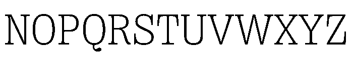 PPRightSlab Fine Instance Font UPPERCASE