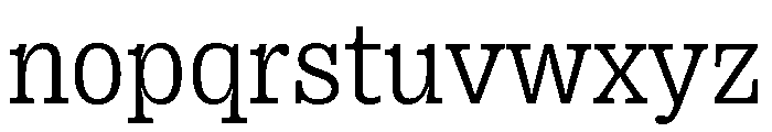PPRightSlab Light Instance Font LOWERCASE
