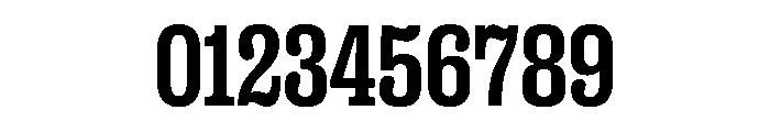 PPRightSlab NarrowBold Instance Font OTHER CHARS