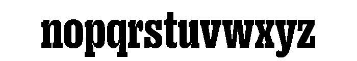 PPRightSlab NarrowDark Instance Font LOWERCASE