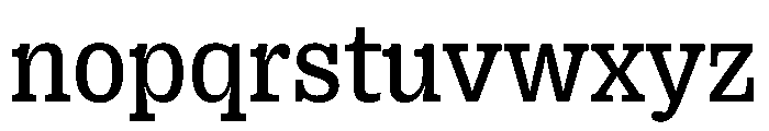 PPRightSlab Regular Font LOWERCASE