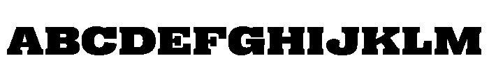 PPRightSlab SpatialBlack Instance Font UPPERCASE