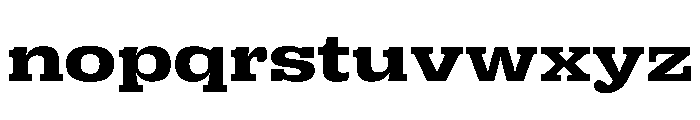 PPRightSlab SpatialBold Instance Font LOWERCASE