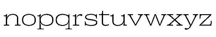 PPRightSlab SpatialFine Instance Font LOWERCASE