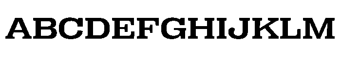 PPRightSlab SpatialMedium Instance Font UPPERCASE